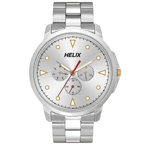 Helix Analog Silver Dial Men's Watch
