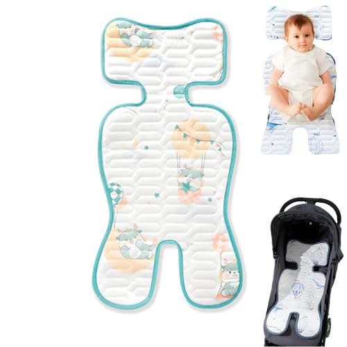 ベビーカー保冷シート ひんやりシート アイスまくら チャイルドシート 冷却ジェル 新型保冷素材 ベビーチェア 接触冷感 ベビーカーマット 防水加工 立体構造 暑さ対策 おでかけ 保冷 ベビーカー用さらさらシート (スカイナビゲーター)