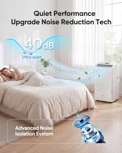 Image of 16,000 BTU Portable Air Conditioners for Rooms up to 800 Sq Ft, Drainage-Free Cooling AC Unit with Smart App & Remote, Quiet Portable AC Unit with Dehumidifier & Fan, Sleep Mode for Home Office