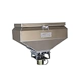All Seasons Feeders 50lb Aluminum Road Feeder - The ASF Silverback Road Feeder with Eliminator Spinner, 12v Motor and Remote Switch - Tig Welded, Rustproof, Ready to Use - 22' x 12.5' x 13'