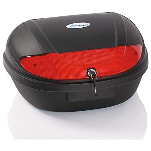 TRESKO XXL 48L Motorcycle Top Case for Helmets Cover