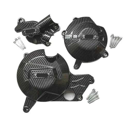 Couvercle protection moteur SV650 en finition carbone premium