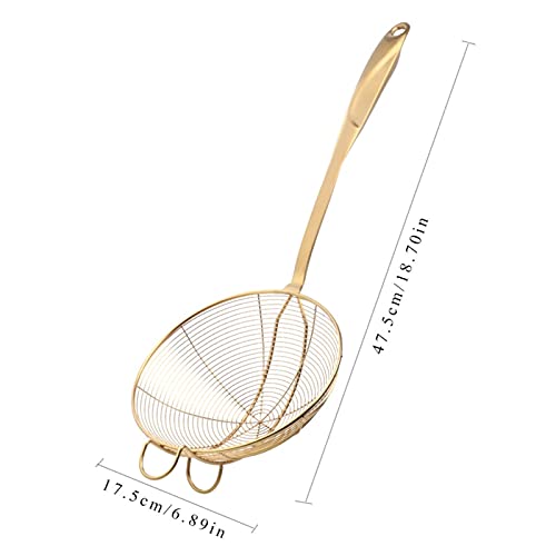colher de peneira Filtro de Aço Inoxidável Skimmer Cozinha Cozinha Utensílio para Cozinhar e Fritar