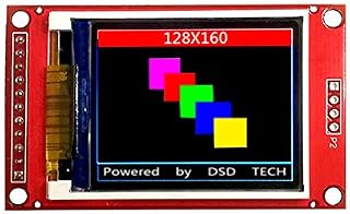 DSD TECH 1.8 Inch TFT LCD Display Module with SPI Interface for Arduino and MCU