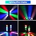 U`King Spider Moving Head Light 8x10W LEDs Beam DJ Lights RGBW Sound Activated and DMX-512 Control for Party Pub Festival Disco Show Wedding Event Stage Lighting - 2 Packs