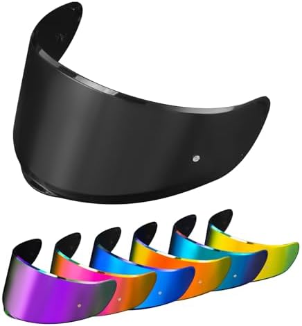 PSLER Sedici Strada 2 Visor - Sedici Strada 2 and Strada 3 Face Shield Motorcycle Helmet visor Accessories Replacement for LS2 FT2 VECTOR Sedici Strada 2 Strada 3 FF801 FF397,Dark Black