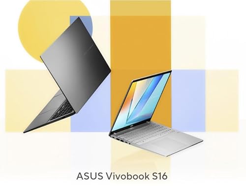 لاب توب فيفو بوك اس 16 بوصة 144 هرتز WUXGA معالج رايزن 7 ان بي يو 260 و16 توبس برام 16GB DDR5 و1TB SSD بهيكل المنيوم ولوحة مفاتيح Ar وEn وشحن بمنفذ نوع سي ويندوز 11 هوم M3607HA-RP167WS من اسوس، رمادي