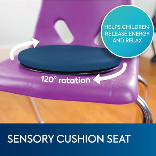 Image of BouncyBand Sit & Twist Active (Pack of 10) Seat Cushion - 12 inch D | Cushion for Kids Up to 300lbs - Sensory Tool Promotes Active Learning and Improves Focus and Productivity