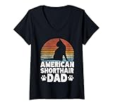 Design mignon pour les propriétaires de chats American Shorthair qui aiment les imprimés mignons et les pattes de chats. Montrez votre amour pour votre ami à fourrure avec ce design unique de American Shorthair Cat Fan. Miaou