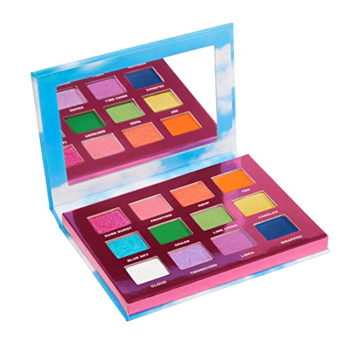 Lime Crime 10th Birthday Palette. 12 Color Rainbow Iridescent and Matte Eyeshadows
