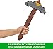 Mattel Minecraft Sword and Pickaxe 2-in-1 Toy, Button-Activated Click and Switch Role-Play Accessory Inspired by A Minecraft Movie