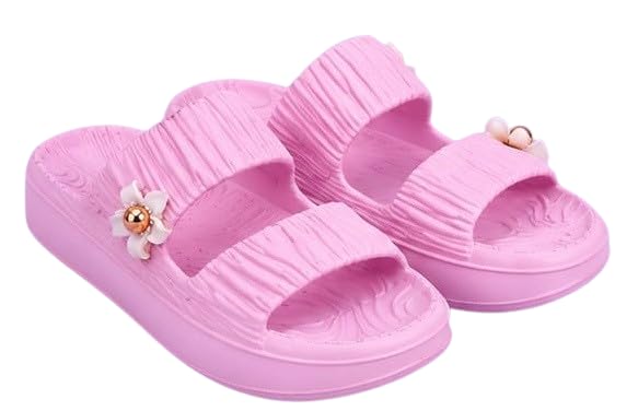 Image of Women's Stylish Casual Slippers | Comfortable Slip-On Sandals | Trendy Daily Wear Footwear and Lightweight
