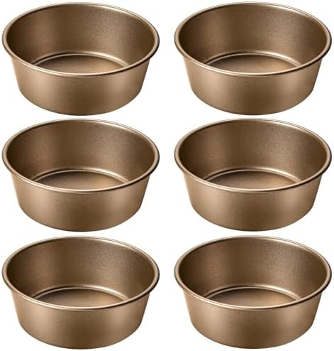 3 Mini-Kuchenformen Für Luftfritteuse – 10,2 Cm, Antihaftbeschichtet, Perfekt Für Muffins & Burgerbrötchen