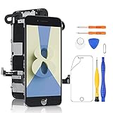 ⭐『Compatibilidad』Pantalla LCD de alta calidad y pantalla de cristal digitalizador montada para el iPhone 8 (4,7 pulgadas). Si la pantalla de tu iPhone 8 está agrietada/ sin respuesta/ dañada/ con un pixel muerto, esta es la pantalla correcta para ti.