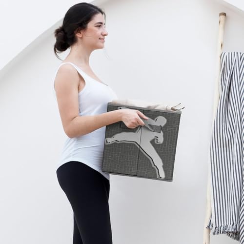 Cubes de rangement pliables à poignée renforcée pour vêtements - 8