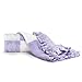 CoCaLo Mix & Match Patchwork Fur Blanket, Lavender