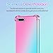 Ueokeird for Huawei Y5 2018/Y5 Prime 2018/Honor 7S Case, Clear Cute Gradient Phone Case Slim Anti Scratch Flexible TPU Cover Shockproof Protective Case for Huawei Y5 Prime 2018 (Pink/Green)
