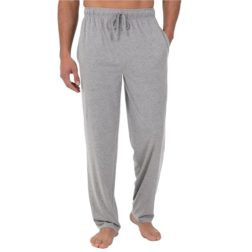 5-Pack Men's Classic Lounge Pajama Pants - Soft Cotton Blend, Elastic Waistband with Drawstring, Relaxed Fit4