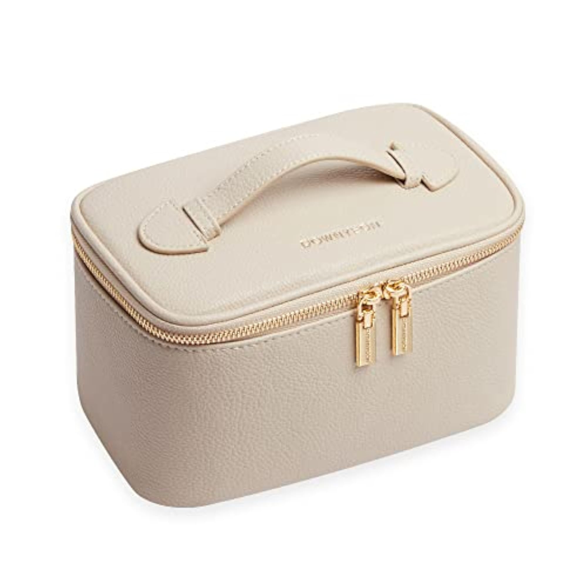 ROWNYEON Portable Makeup Train Case for Women, White
