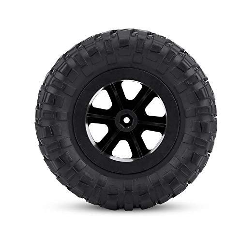 Tbest Neumáticos de Oruga de 4 Piezas RC, Llantas de Goma Grappler Rueda de plástico con llanta de Goma para Coche RC - imagen 9