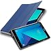 Produktbild Cadorabo Hülle kompatibel mit Samsung Galaxy Tab S3 (9.7 Zoll) Tablethülle mit Auto Wake Up aus Kunst Leder Flip Klappbare Stoßfeste Magnetische Cover Hülle für Galaxy Tab S3 (9.7 Zoll) Tasche in Blau