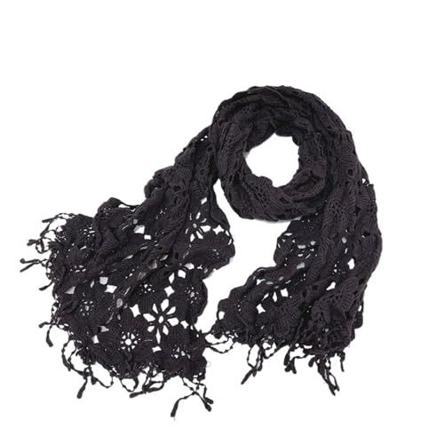 Écharpe en tricot pour femme protection cou chic d'automne