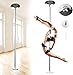 Palo Pole Dance Professionale Palo da Ballo Pole Dance in Acciaio Asta spogliarellista professionale da 45 mm con accessori di estensione, Palo da ballo statico rotante per case con soffitto alto 270 immagine