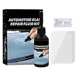 Tktouci Kit De Réparation De Pare Brise pour Fissures - Kit Réparation Fissure Pare-Brise Auto,avec Outils Anti-Propagation Finition Transparente pour Débutants Atelier Garage Domicile