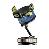 Ce support rotatif à 360 degrés est fabriqué en ABS robuste et en alliage d'aluminium facile à transporter et offre des angles de vision horizontal/verticaux réglables ainsi qu'un déverrouillage à 1 bouton pour un retrait sans effort de l'appareil pendant la conduite