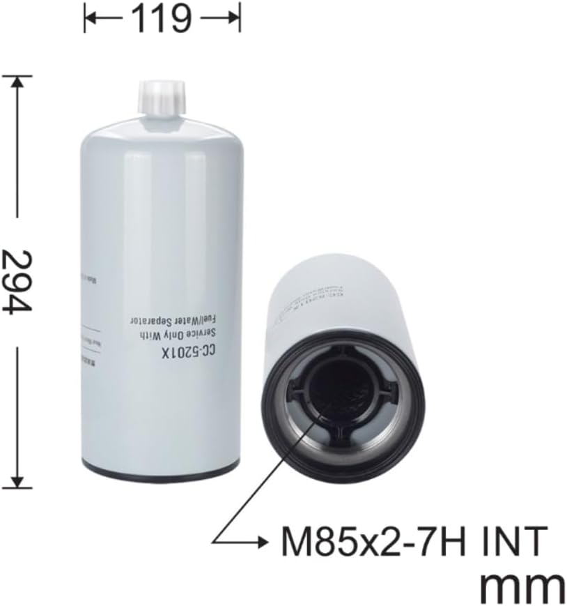 Fuel Filter FS1041 CC-5201X Compatible with EC XE700 XE700C XE700D XE900C XE900D for Heavy-Duty Earthmoving Equipment