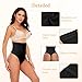 Imagen de 2 Pcs Faja Tanga Reductora Vientre Plano Tanga Faja Reductora Mujer Invisible Cintura Alta Moldeadora Material Transpirable Diseño Antivuelco Adecuado para Diversas Ocasiones Talla L Negro Nude