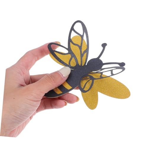 Stickers decorativos 3D de abejas Kichvoe set 12 miniatura 4