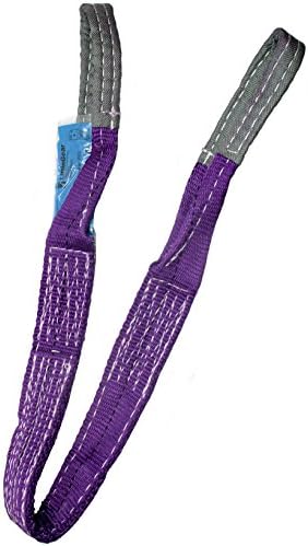 TWO (2x) EE1-901 4ft Polyester Web Lifting Sling 1"x4' Lifting - Foto 9