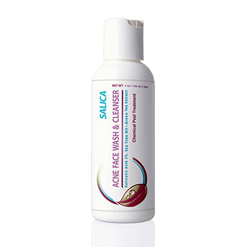 SALICA Acne Face Wash and Cleanser with Salicylic Acid