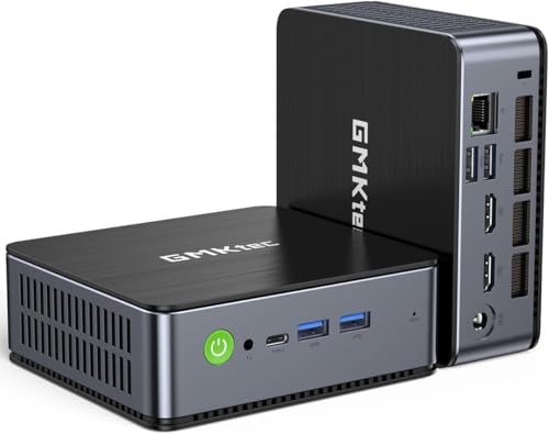 GMKtec Mini PC Intel i7-12650H 24GB DDR5 1TB PCIe 4.0 M.2 NVMe SSD�A�Q�[�~���O�~�j�R���s���[�^�[ Windows 11 Pro�AType C�AWiFi 6�ABT 5.2�ARJ45 1000M