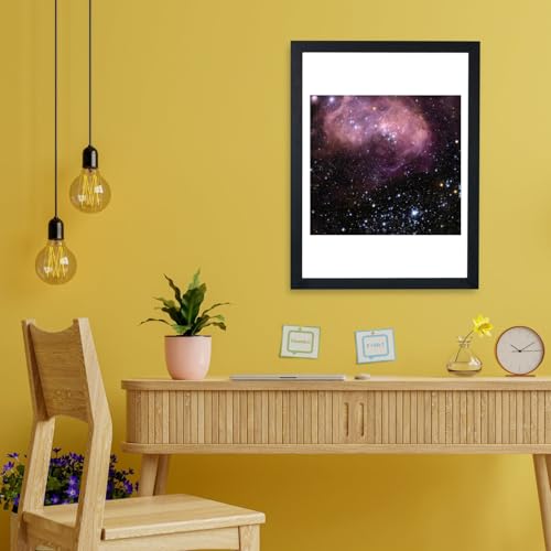 Hubble Télescope affiche encadrée N11 poster mural taille Medium salon