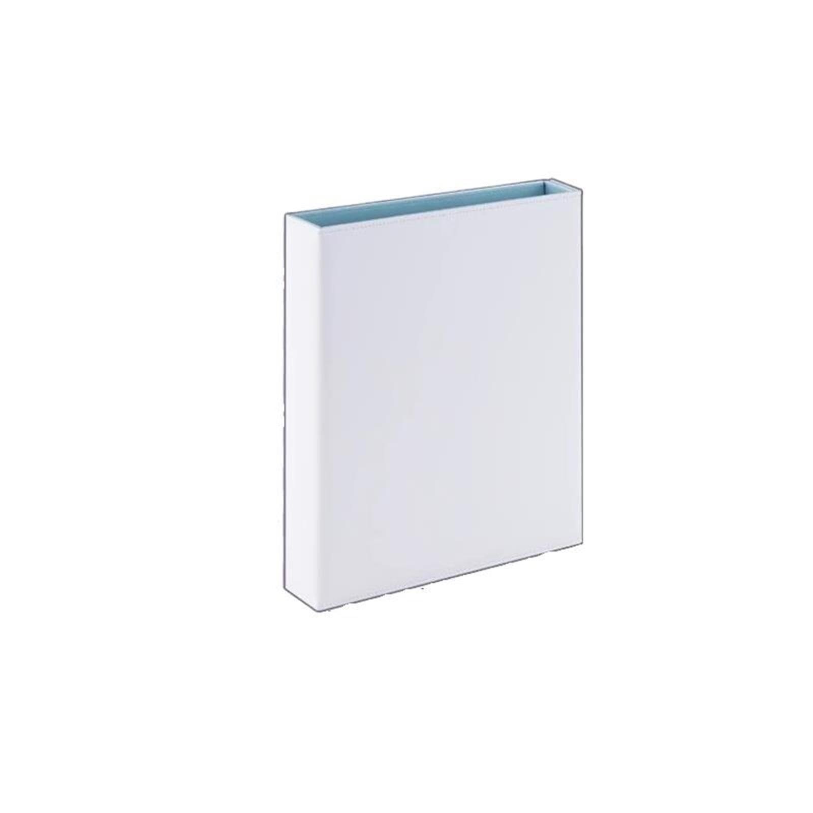 Porta raccoglitore ad anelli A4, portaoggetti, album, tasche magnetiche, maniche trasparenti(Blue)