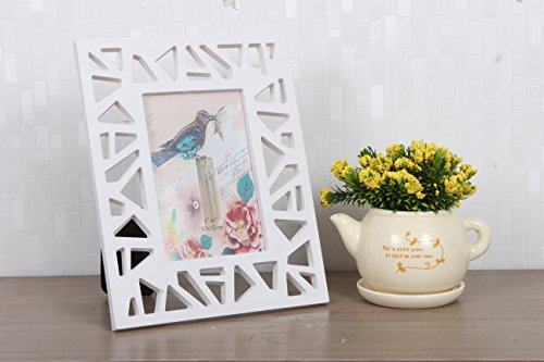 Image of Art StreetTable Photo Frame (Color - White :: Shape - Geo)