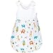 Produktbild Sommerschlafsack 100% Baumwolle mit Belüftungseinsätzen Schlafsack Kind Baby (Ärmellos) (70cm, DSCHUNGEL)