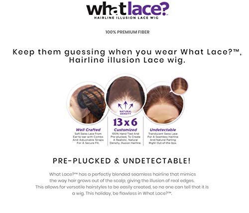Sensationnel What Lace 13X6 Wigs - Cloud 9 Synthetic Hair Hand Tied Natural Preplucked Hairline Illusion Lace Frontal Lacewig -Whatlace Audry (1) #TOP4