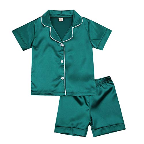 BriskyM Set pigiama da notte in raso di seta per