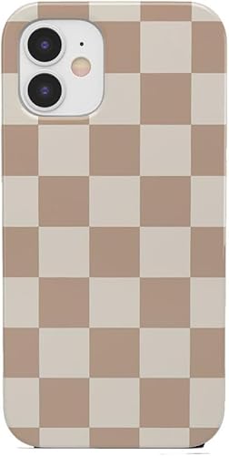 Casely iPhone 11 Case | Fit Check | Neutral Checkerboard