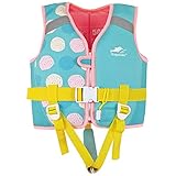 Kids Swim Vest Float Jacket for 29-48 lbs Toddler, Swimming Pool Aid Floats for 2-6 Years Boys and Girls,Children Swimwear with Emergency Whistle & Adjustable Safety Strap,Children Puddle As A Jumper