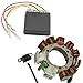 Caltric Stator and Regulator Rectifier Compatible With Polaris Sportsman 500 1998 1999 2000 2001 Except HO models