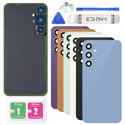 Vitre Arrière Samsung S23 FE Bleu Lentille Caméra Kit Réparation