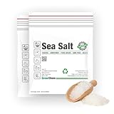 Grow Chem Natural Sea Salt - 10KG (2x5KG Bags) - Grinder Refill - Pure Coarse Salt Crystals, Food Grade for Cooking, Curing, Baking & Exfoliating – Antifungal & Anti-bacterial - Additive Free
