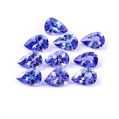 Tanzanite poire 5X3mm pierre naturelle en vrac pour création bijoux