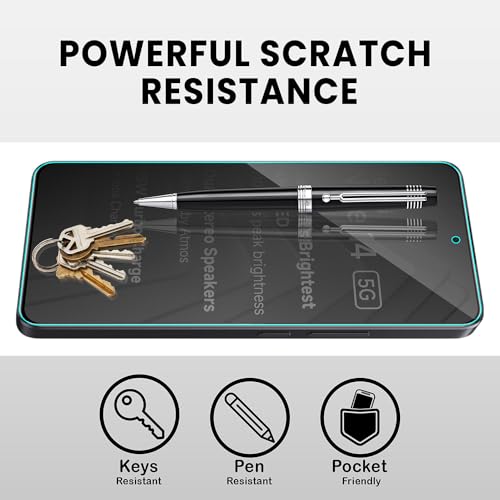 Image of ArmourPro Privacy Tempered Glass Screen Protector Compatible for Redmi Note 14 (6.67 Inch) with Edge-to-Edge Protector Coverage and Easy Installation kit (Pack of 2)