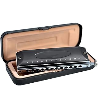 Harmonica, Chromatique 12 Trous, Air C Chromatique Débutant Adulte (Color : Black) - Les Beatles, Paul McCartney, John Lennon, RIngo Starr, George Harrison