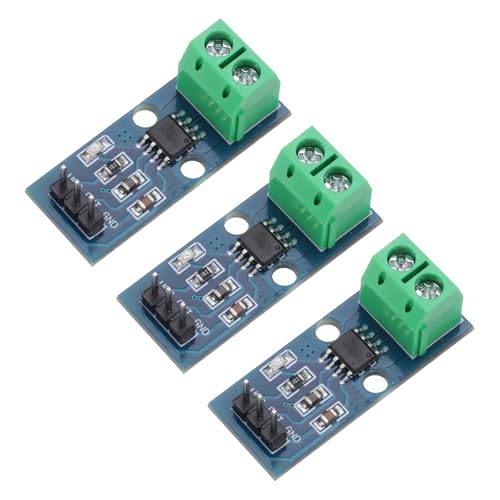 sourcing map - sourcing map 3pcs ACS712 Current Sensor Module 20A Range Hall Effect Current Sensor Current Measuring AC/DC for Detecting Current